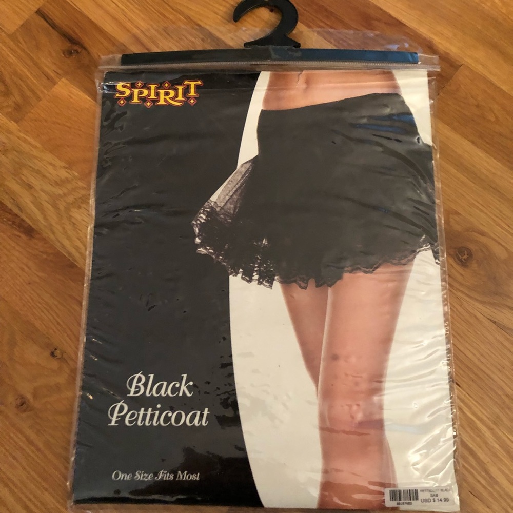 Black petticoat